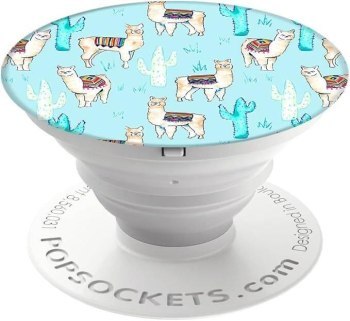 PopSockets Collapsible Grip & Stand for Phones and Tablets - Llama / Cactus PopSockets Collapsible Grip & Stand for Phones and Tablets - Llama / Cactus