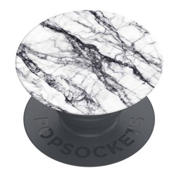 Popsockets Uchwyt na telefon komórkowy PopGrip Basic (biały kamienny marmur) Popsockets Uchwyt na telefon komórkowy PopGrip Basic (biały kamienny marmur)