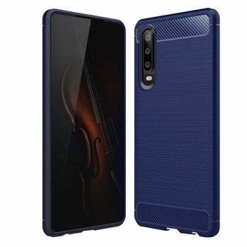 CASE ETUI CARBON LUX NIEBIESKI HUAWEI P30 CASE ETUI CARBON LUX NIEBIESKI HUAWEI P30