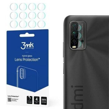 SZKŁO HYBRYDOWE 3MK FLEXIBLE GLASS LENS PROTECT XIAOMI REDMI 9T NA APARAT 4 SZT.