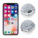 CASE ETUI LIQUID GLITTER TPU HUAWEI Y6P SREBRNY