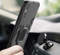 ETUI ARMOR RING MAGNETIC HUAWEI P SMART 2021 CZARNY