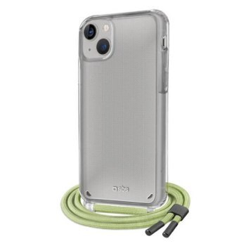 SBS NECKLACE CASE STRAP IPHONE 14 green backcover SBS NECKLACE CASE STRAP IPHONE 14 green backcover