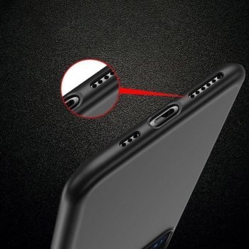 Soft Case etui Xiaomi Redmi A1+ cienki silikonowy pokrowiec czarne Soft Case etui Xiaomi Redmi A1+ cienki silikonowy pokrowiec czarne