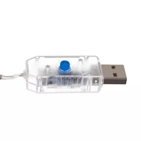 Kurtyna świetlna 138 LED USB- zimny biały KŚ19752 Kurtyna świetlna 138 LED USB- zimny biały KŚ19752