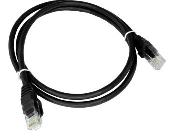 ALANTEC PATCH-CORD U/UTP KAT.6 PVC 0.5M CZARNY ALANTEC PATCH-CORD U/UTP KAT.6 PVC 0.5M CZARNY