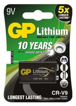 GP 9V 1BL Lithium CR-V9 6f22