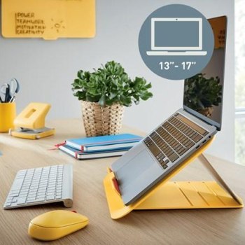 LEITZ Podstawka pod laptopa Ergo Cosy żółta LEITZ Podstawka pod laptopa Ergo Cosy żółta