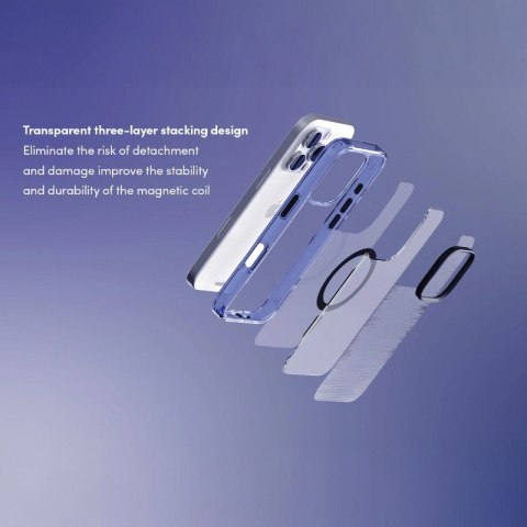 Moshi iGlaze MagSafe - Etui iPhone 16 Pro Max (Mist White) Moshi iGlaze MagSafe - Etui iPhone 16 Pro Max (Mist White)