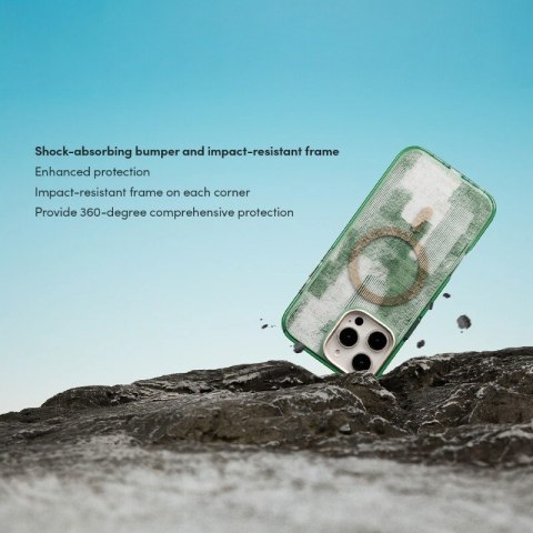 Moshi iGlaze MagSafe - Etui iPhone 16 Pro Max (Mist White) Moshi iGlaze MagSafe - Etui iPhone 16 Pro Max (Mist White)