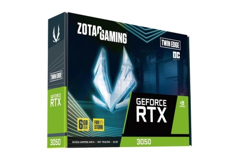 Karta graf. ZOTAC GAMING GEFORCE RTX 3050 6GB TWIN EDGE OC GDDR6, 96bit, 1477/14000, HDCP, Three DP, HDMI, Lite Pack Karta graf. ZOTAC GAMING GEFORCE RTX 3050 6GB TWIN EDGE OC GDDR6, 96bit, 1477/14000, HDCP, Three DP, HDMI, Lite Pack