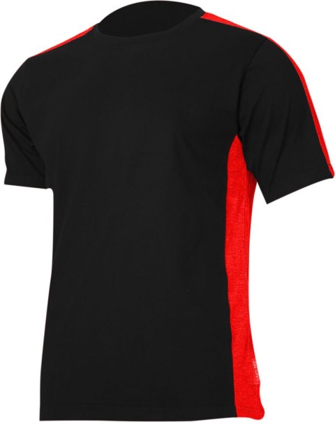 Koszulka t-shirt 180g/m2, czarno-czerw., "xl", ce, lahti Koszulka t-shirt 180g/m2, czarno-czerw., "xl", ce, lahti
