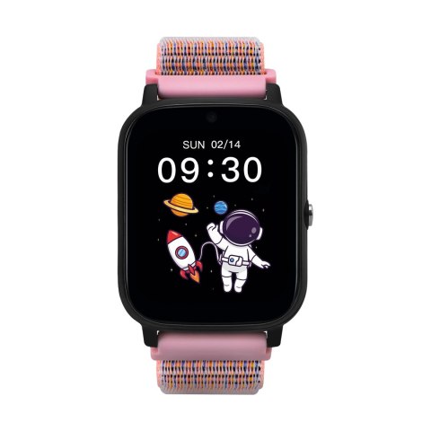Smartwatch Garett Kids Tech 4G różowy velcro Smartwatch Garett Kids Tech 4G różowy velcro