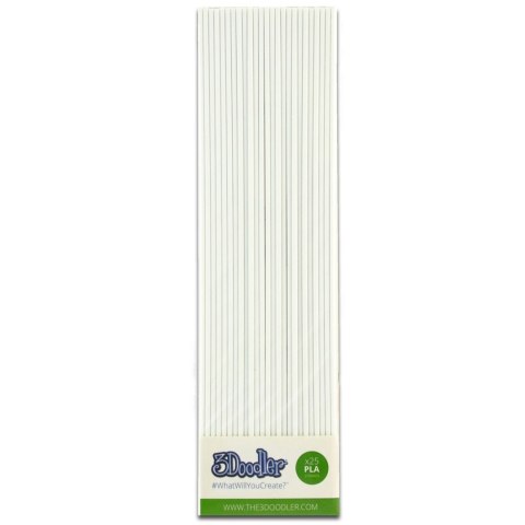 3DOODLER CREATE I PRO FILAMENT PLA 3MM, 25 SZTUK, BIAŁY, PL06-SNOW 3DOODLER CREATE I PRO FILAMENT PLA 3MM, 25 SZTUK, BIAŁY, PL06-SNOW