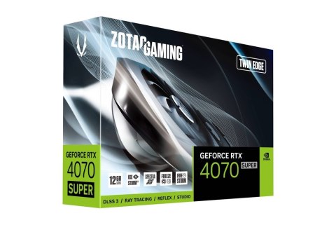Karta graficzna ZOTAC GAMING GeForce RTX 4070 SUPER Twin Edge Karta graficzna ZOTAC GAMING GeForce RTX 4070 SUPER Twin Edge