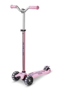 Hulajnoga Maxi Micro Deluxe Pro LED Rose Hulajnoga Maxi Micro Deluxe Pro LED Rose