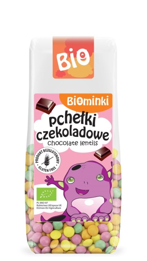 PCHEŁKI CZEKOLADOWE BEZGLUTENOWE BIO 100 g - BIOMINKI PCHEŁKI CZEKOLADOWE BEZGLUTENOWE BIO 100 g - BIOMINKI