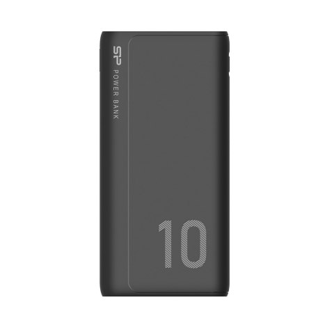 Powerbank Silicon Power GP15 10000mAh 2xUSB A, 1x mUSB + 1x USB C, czarny Powerbank Silicon Power GP15 10000mAh 2xUSB A, 1x mUSB + 1x USB C, czarny