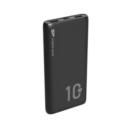 Powerbank Silicon Power QP15 10000mAh QC3.0+PD 2xUSB A 1x mUSB + 1x USB C czarny