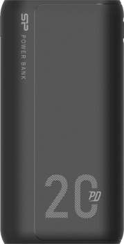 Powerbank Silicon Power QS15 20000mAh QC3.0+PD 2xUSB A 1x mUSB + 1x USB C czarny