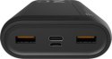 Powerbank Silicon Power QS15 20000mAh QC3.0+PD 2xUSB A 1x mUSB + 1x USB C czarny