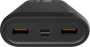 Powerbank Silicon Power QS15 20000mAh QC3.0+PD 2xUSB A 1x mUSB + 1x USB C czarny Powerbank Silicon Power QS15 20000mAh QC3.0+PD 2xUSB A 1x mUSB + 1x USB C czarny