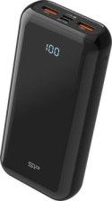 Powerbank Silicon Power QS28 20000mAh LCD QC3.0+PD 2x USB A 1x mUSB + 1x USB C czarny