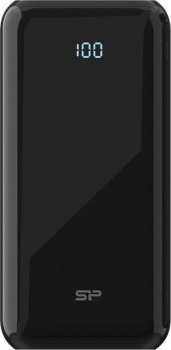 Powerbank Silicon Power QS28 20000mAh LCD QC3.0+PD 2x USB A 1x mUSB + 1x USB C czarny Powerbank Silicon Power QS28 20000mAh LCD QC3.0+PD 2x USB A 1x mUSB + 1x USB C czarny