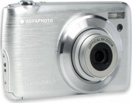 Aparat fotograficzny - Agfa Photo DC8200 Srebrny + etui + karta SD 16GB