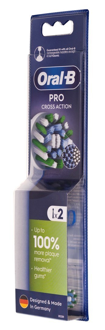 Braun Końcówki Oral-B EB50RX-2 Cross Action 2szt Braun Końcówki Oral-B EB50RX-2 Cross Action 2szt