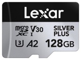 Lexar 128GB microSDXC Professional SILVER Plus UHS-I A2 V30 U3 4K