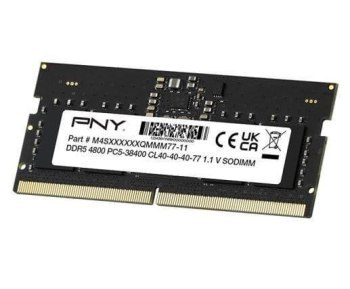 Pamięć RAM SO-DIMM PNY Performance 16GB DDR5 4800MHz CL40 bulk Pamięć RAM SO-DIMM PNY Performance 16GB DDR5 4800MHz CL40 bulk