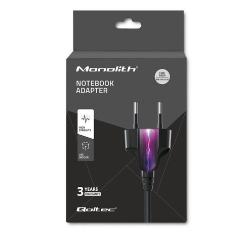 Zasilacz sieciowy Qoltec 51745 do notebooka Asus (19 V; 3,42 A; 65W; 5.5 mm x 2.5 mm) Zasilacz sieciowy Qoltec 51745 do notebooka Asus (19 V; 3,42 A; 65W; 5.5 mm x 2.5 mm)