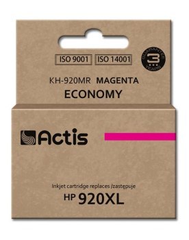 Tusz ACTIS KH-920MR (zamiennik HP 920XL CD973AE; Standard; 12 ml; czerwony) Tusz ACTIS KH-920MR (zamiennik HP 920XL CD973AE; Standard; 12 ml; czerwony)