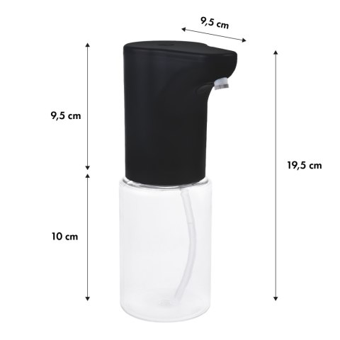 Automatyczny dozownik Promedix, pojemnik dyspenser do płynnych mydeł, płynów dezynfekujących, 300ml, 4xAA, czarny, PR-540 B Automatyczny dozownik Promedix, pojemnik dyspenser do płynnych mydeł, płynów dezynfekujących, 300ml, 4xAA, czarny, PR-540 B