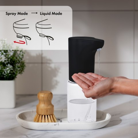 Automatyczny dozownik Promedix, pojemnik dyspenser do płynnych mydeł, płynów dezynfekujących, 300ml, 4xAA, czarny, PR-540 B Automatyczny dozownik Promedix, pojemnik dyspenser do płynnych mydeł, płynów dezynfekujących, 300ml, 4xAA, czarny, PR-540 B