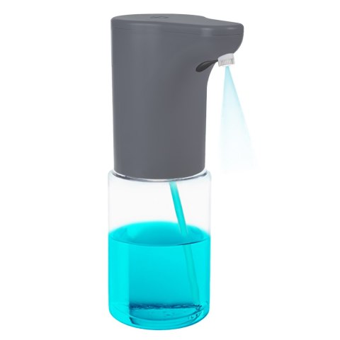 Automatyczny dozownik Promedix, pojemnik dyspenser do płynnych mydeł, płynów dezynfekujących, 300ml, 4xAA, szary, PR-540 GR Automatyczny dozownik Promedix, pojemnik dyspenser do płynnych mydeł, płynów dezynfekujących, 300ml, 4xAA, szary, PR-540 GR