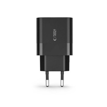 TECH-PROTECT C30W 2-PORT NETWORK CHARGER PD30W/QC3.0 BLACK TECH-PROTECT C30W 2-PORT NETWORK CHARGER PD30W/QC3.0 BLACK