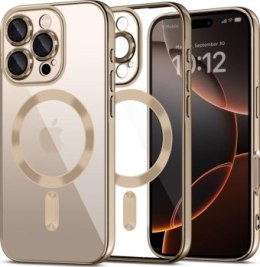Tech-Protect MagFlex MagSafe iPhone 16 Pro przezroczysty złoty