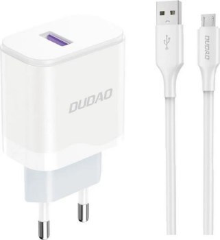Dudao A20EU 1x USB-A + kabel USB-A - micro USB Dudao A20EU 1x USB-A + kabel USB-A - micro USB