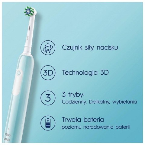 Szczoteczka elektryczna Oral-B PRO1 Caribbean Blue Szczoteczka elektryczna Oral-B PRO1 Caribbean Blue