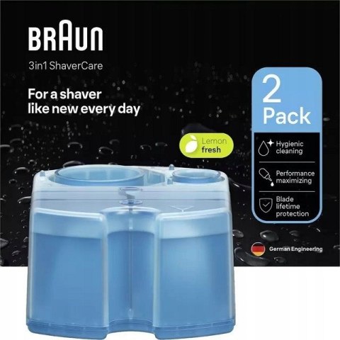 Wkład czyszczący BRAUN do golarki 2 pack Wkład czyszczący BRAUN do golarki 2 pack