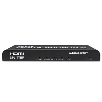 QOLTEC ROZDZIELACZ SPLITTER 4XHDMI 4KX2K | 3.4GB/S QOLTEC ROZDZIELACZ SPLITTER 4XHDMI 4KX2K | 3.4GB/S
