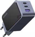 Ugreen Nexode Air 65W, USB + 2x USB-C szara