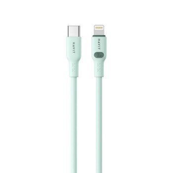Kabel Havit Typ C-Lightning CB6281 1.0m (zielony) Kabel Havit Typ C-Lightning CB6281 1.0m (zielony)