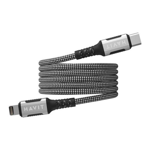 Kabel magnetyczny Havit Typ C-Lightning (czarny) Kabel magnetyczny Havit Typ C-Lightning (czarny)