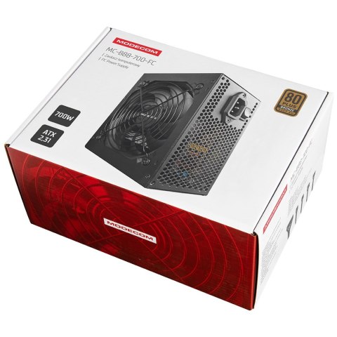 MODECOM ZASILACZ MC-B88-700FC 80+ BRONZE 230V EU MODECOM ZASILACZ MC-B88-700FC 80+ BRONZE 230V EU