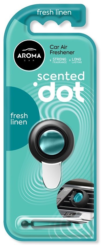 Odświeżacz powietrza aroma car membrana dot fresh linen Odświeżacz powietrza aroma car membrana dot fresh linen