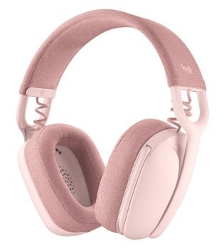 Słuchawki - Słuchawki bezprzewodowe z mikrofonem Logitech Zone Vibe 100 różowe 981-001224