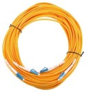 Extralink LC/UPC-LC/UPC | Jednomodowy, Duplex, G652D, 3mm, 0,5m